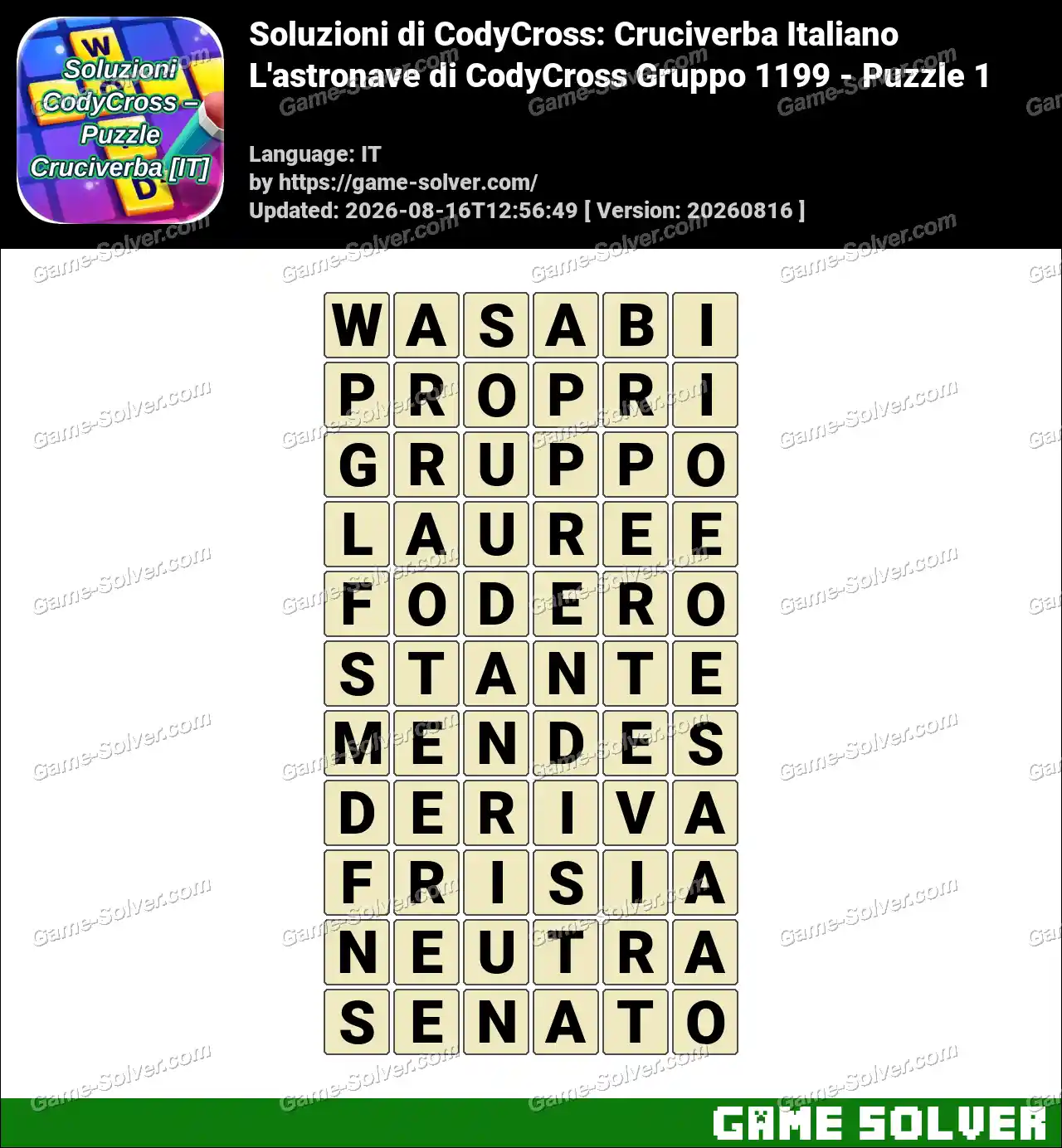 Soluzioni di CodyCross: Cruciverba Italiano L’astronave di CodyCross Gruppo 1199 – Puzzle 1